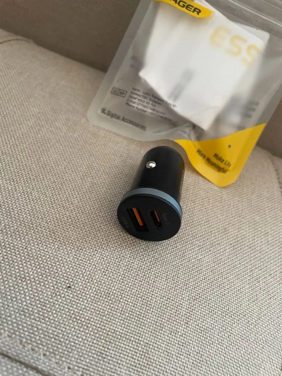 Carregador Veicular Essager ! PD/ usb e usb c - Foto 2