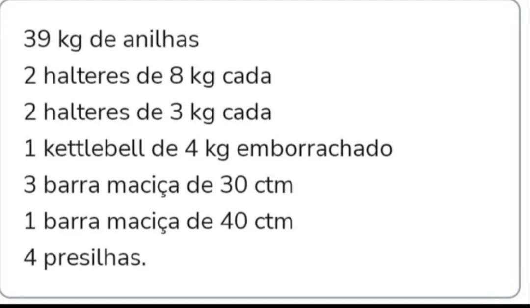 Anilhas e halteres  - Foto 2