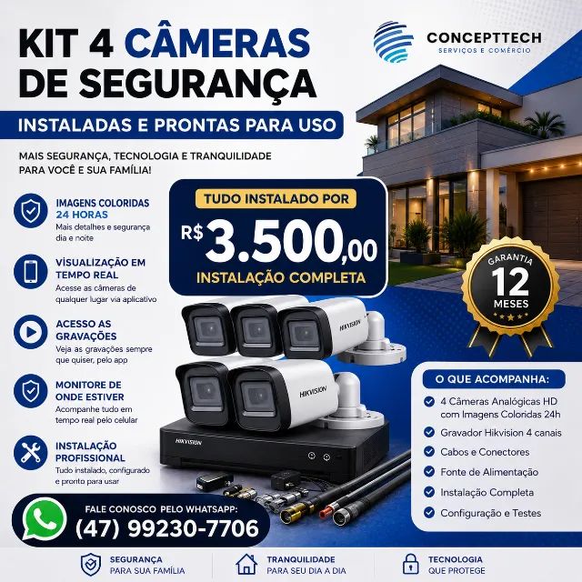 KTI CAMERAS DE SEGURANÇA