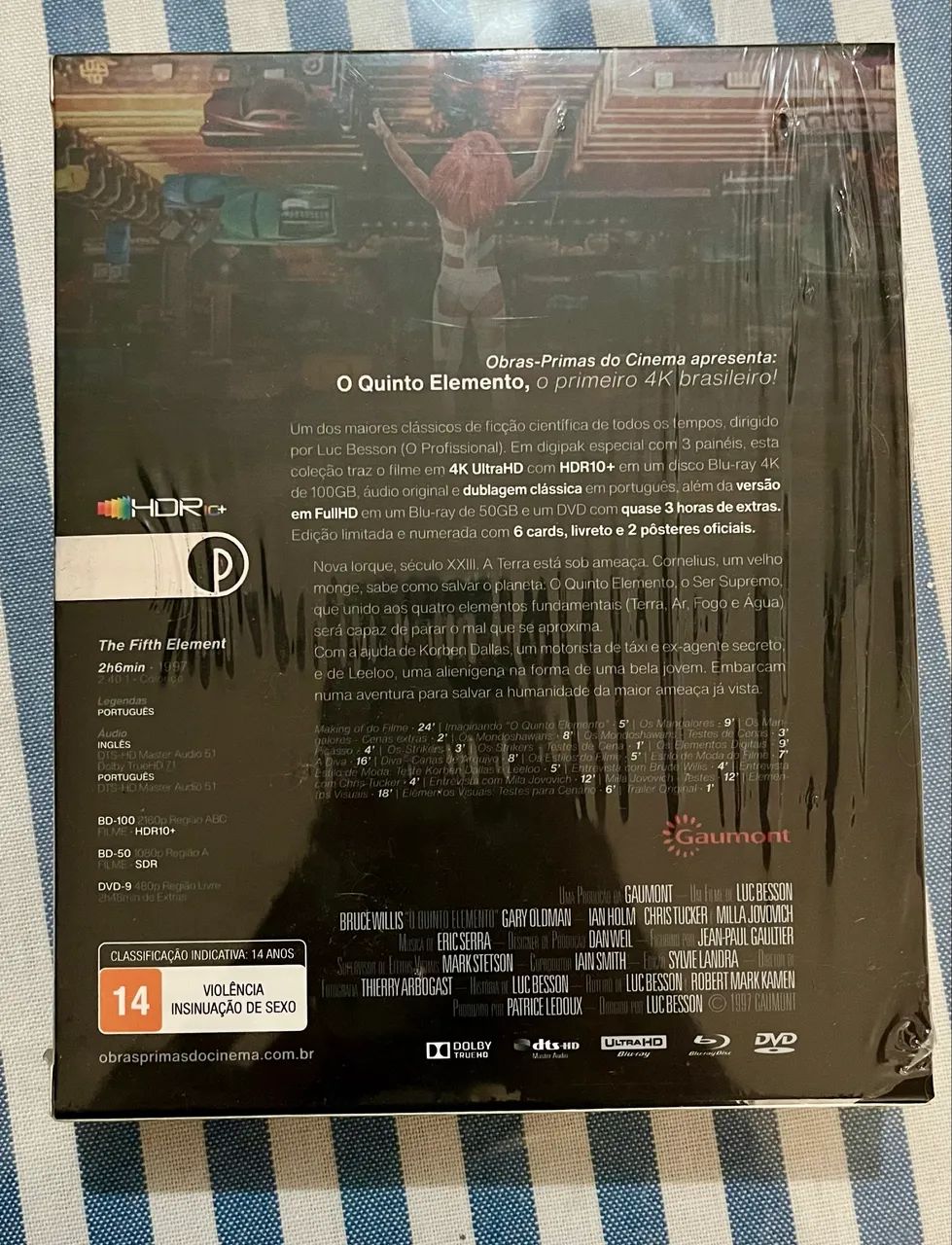 Blu ray 4k O quinto elemento - Foto 5
