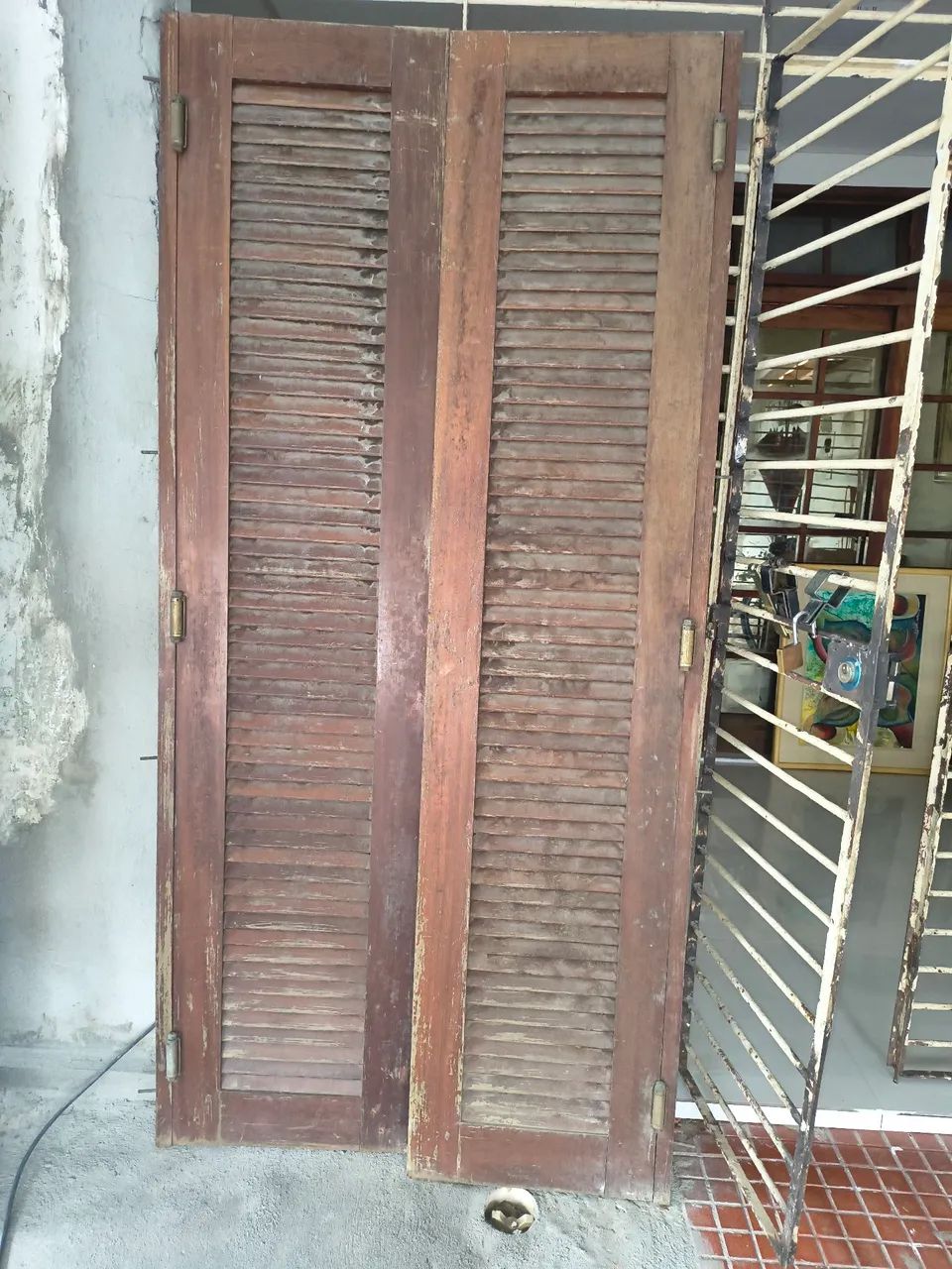PORTA MADEIRA MACIÇA  - Foto 2