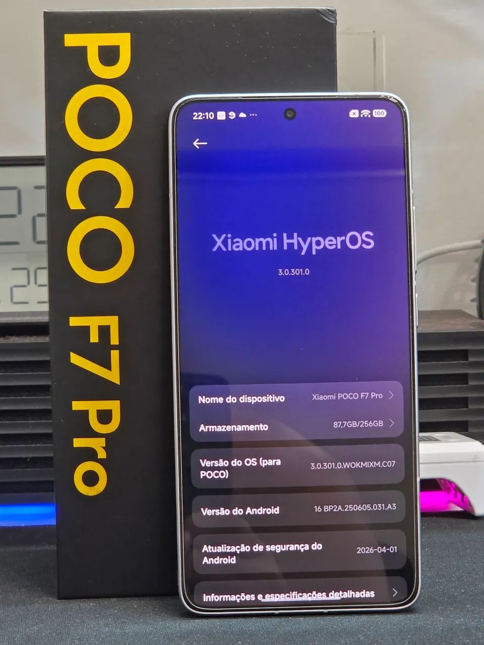 POCO F7 Pro 本体 256gb ブラック　バッテリー残量100 Xiaomi POCO F7 Pro 12GB 256GB - Celulares e Smartphones - Nova