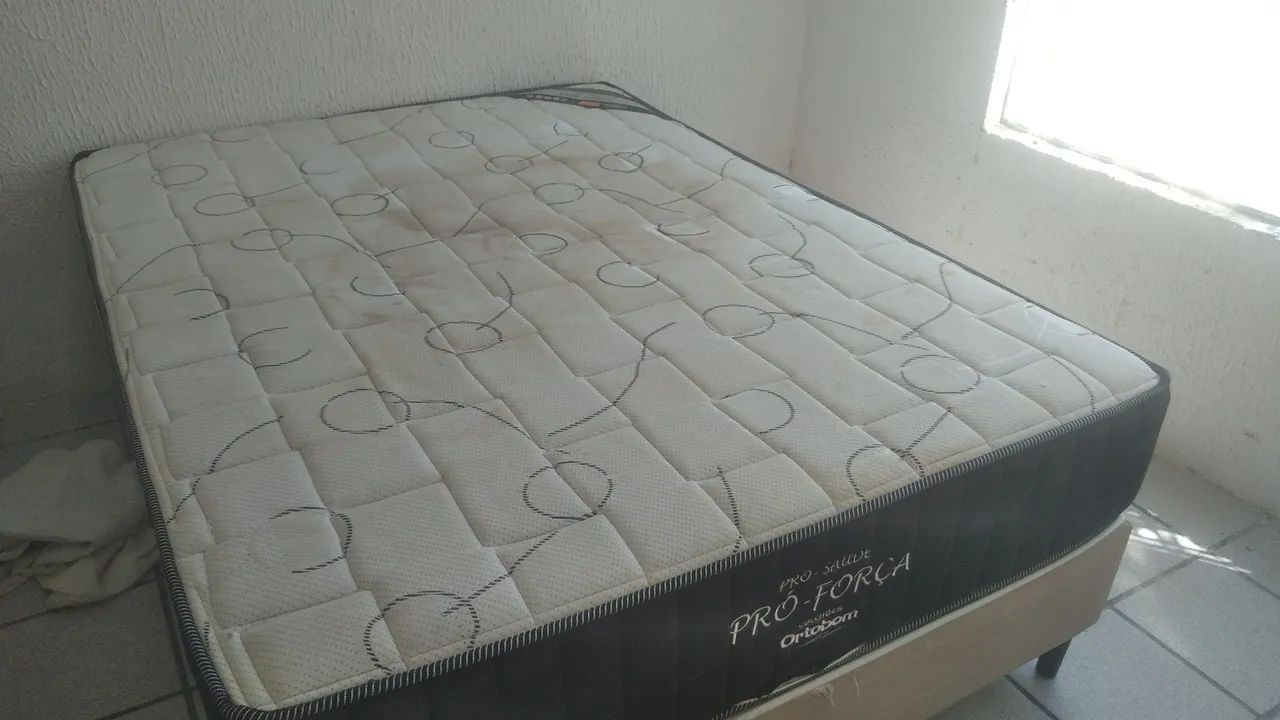 Cama e  colchão  pro- força ortobom 