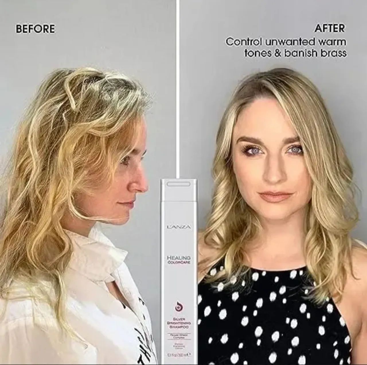 Matizador L'ANZA Silver Brightening Shampoo 300ml - Foto 5