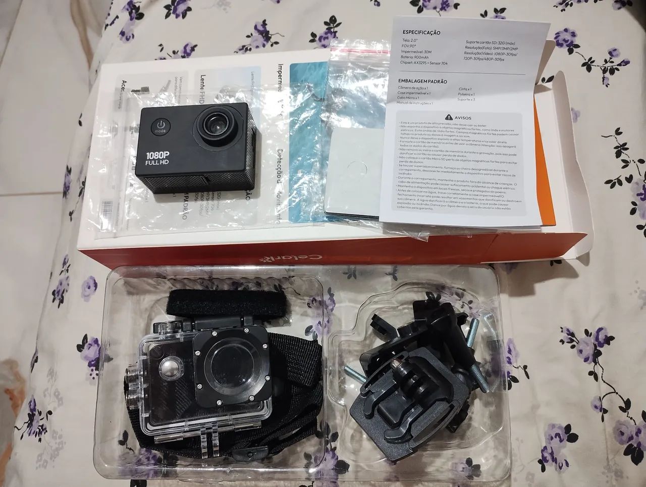 Vendo câmera de ação Celark nova - Foto 5