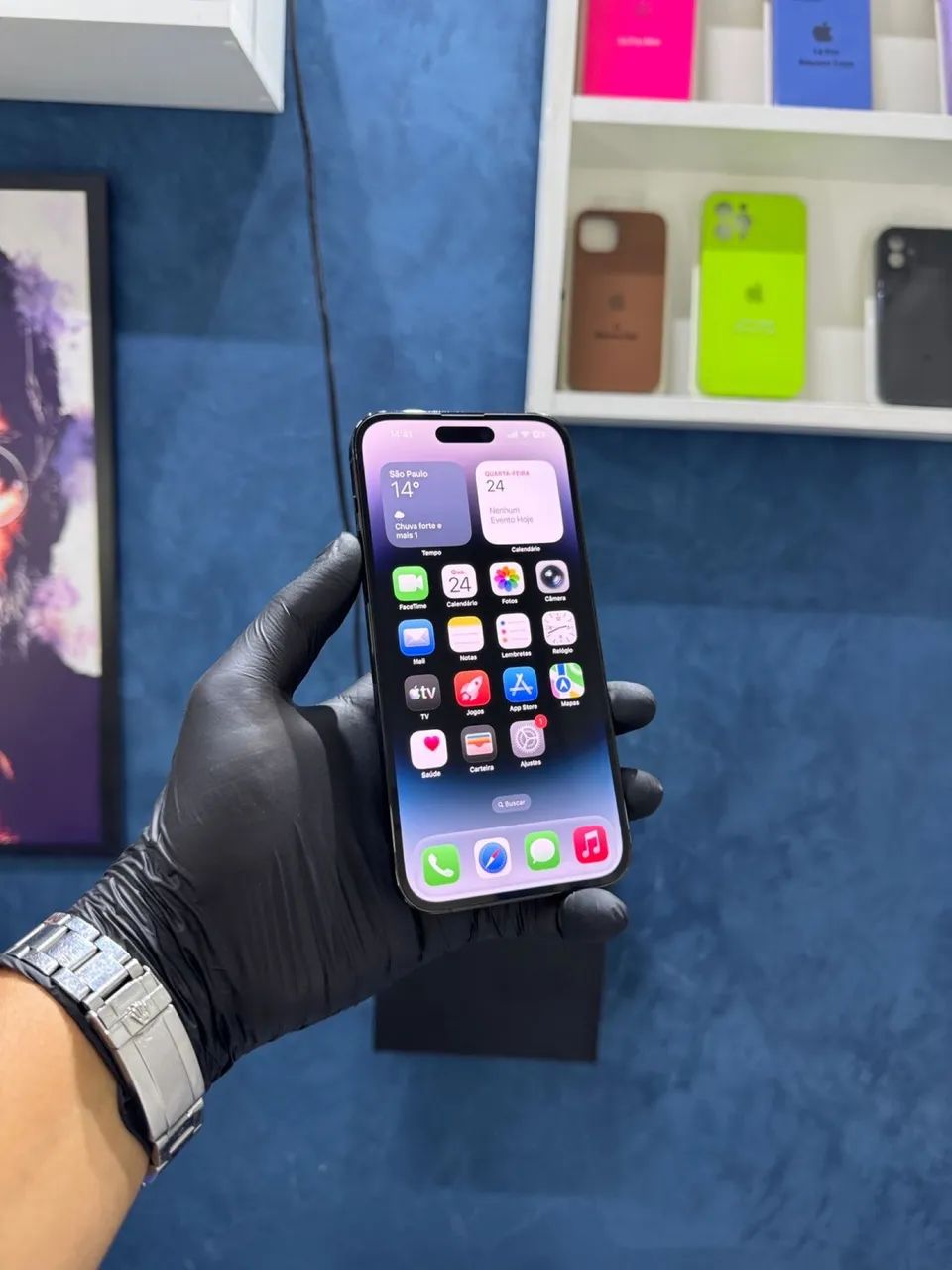 IPHONE 14 PRO MAX 128GB chip fisico - Foto 3