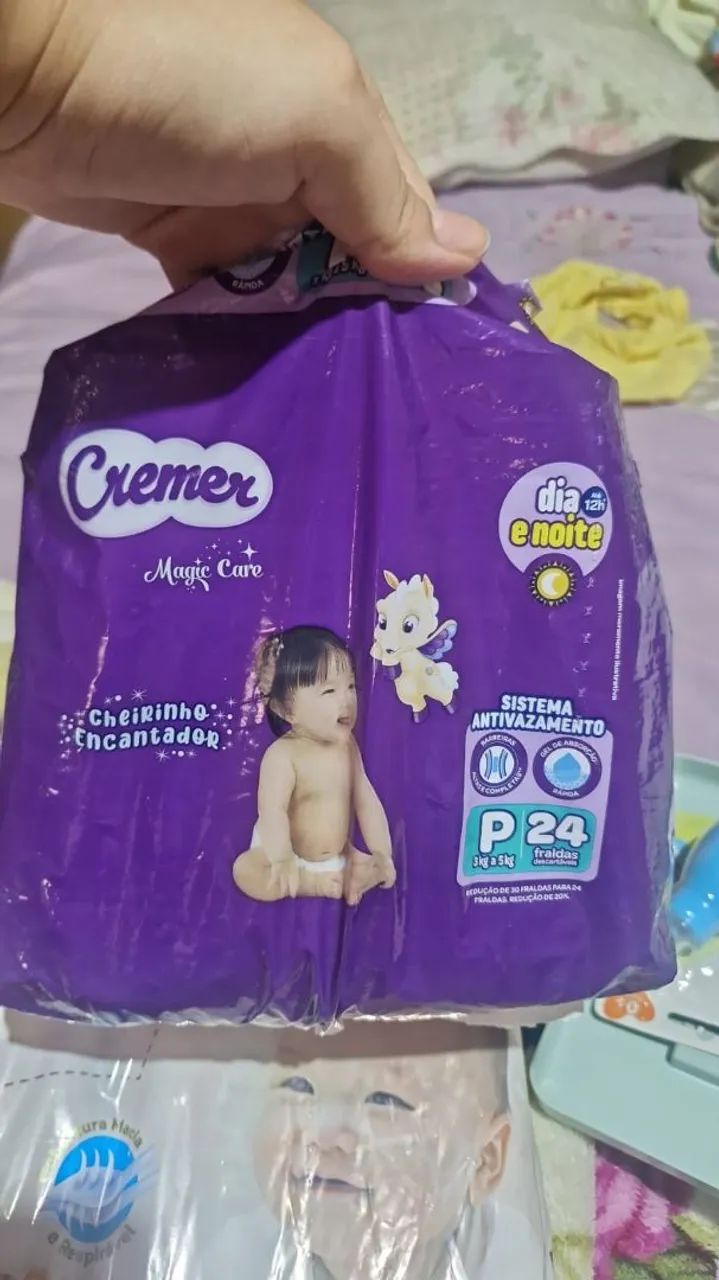 Fralda Descartável creme 