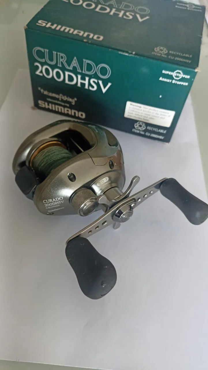 shimano curado 200 dhsv CU200XGM M Baitcasting Reel Built on the legacy of durability SOLD!!***SHIMANO CURADO 200 DHSV....NEVER SEEN