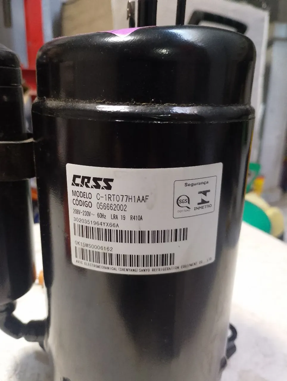 compressor de 9000 btus