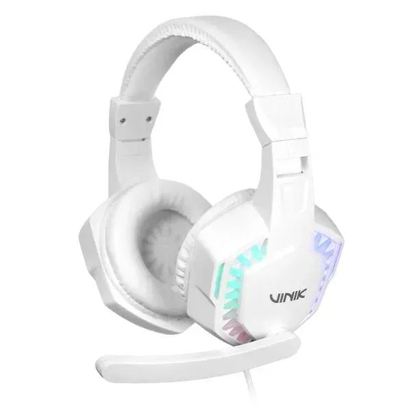 Headset Gamer Guardian Vinik Branco Led - Foto 4