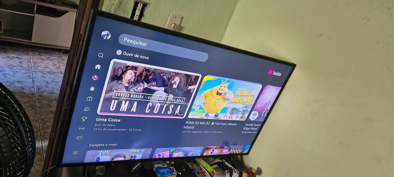 Tv Samsung 43 4k nunca foi aberta toda original  - Foto 5