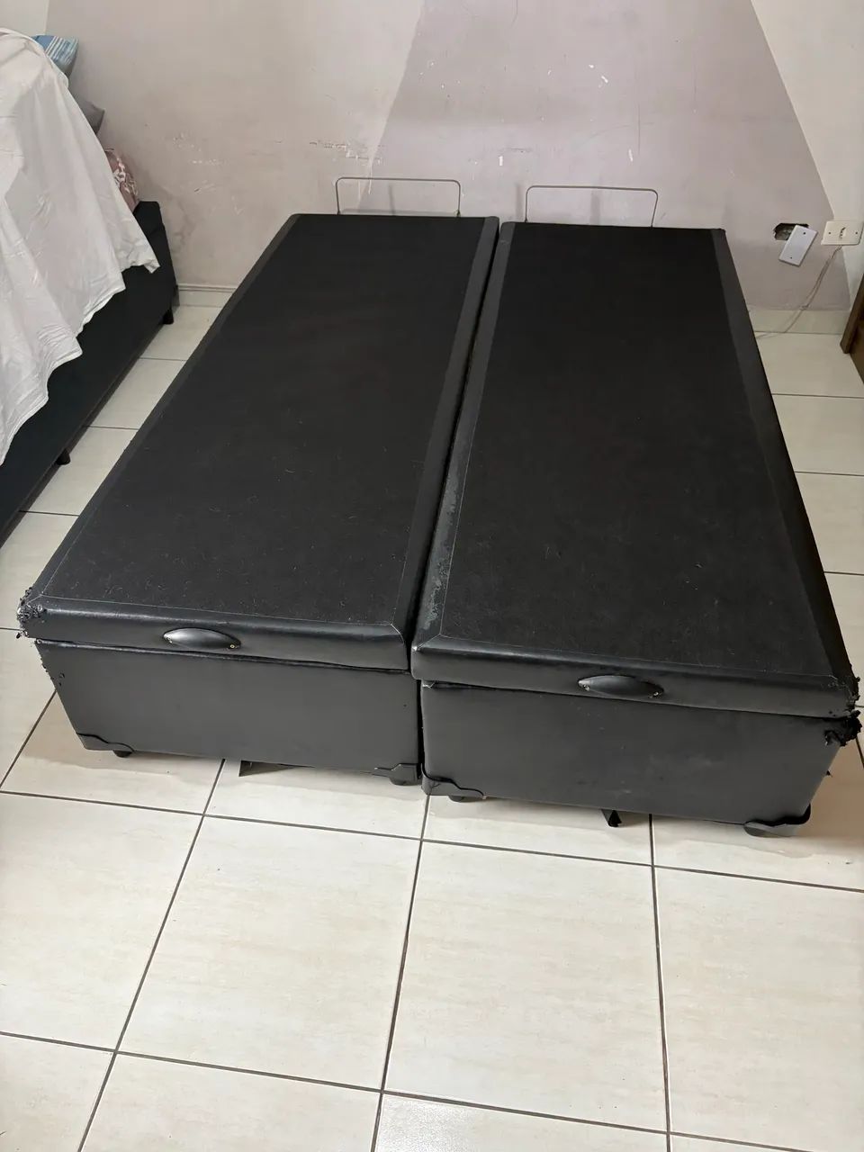 Cama Casal Box Baú com colchão 