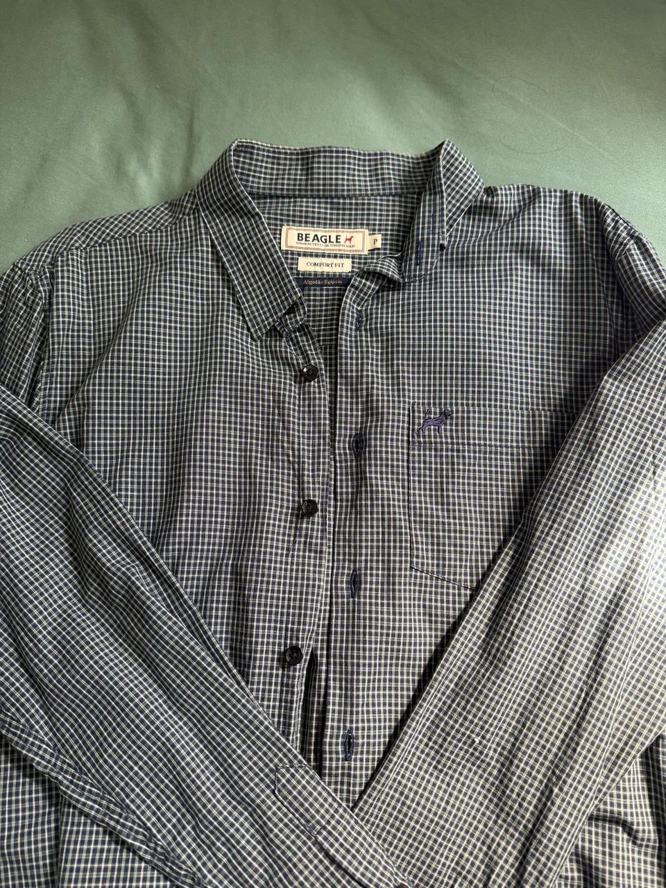 Camisa Beagle manga longa, algodão egípcio  - Foto 2