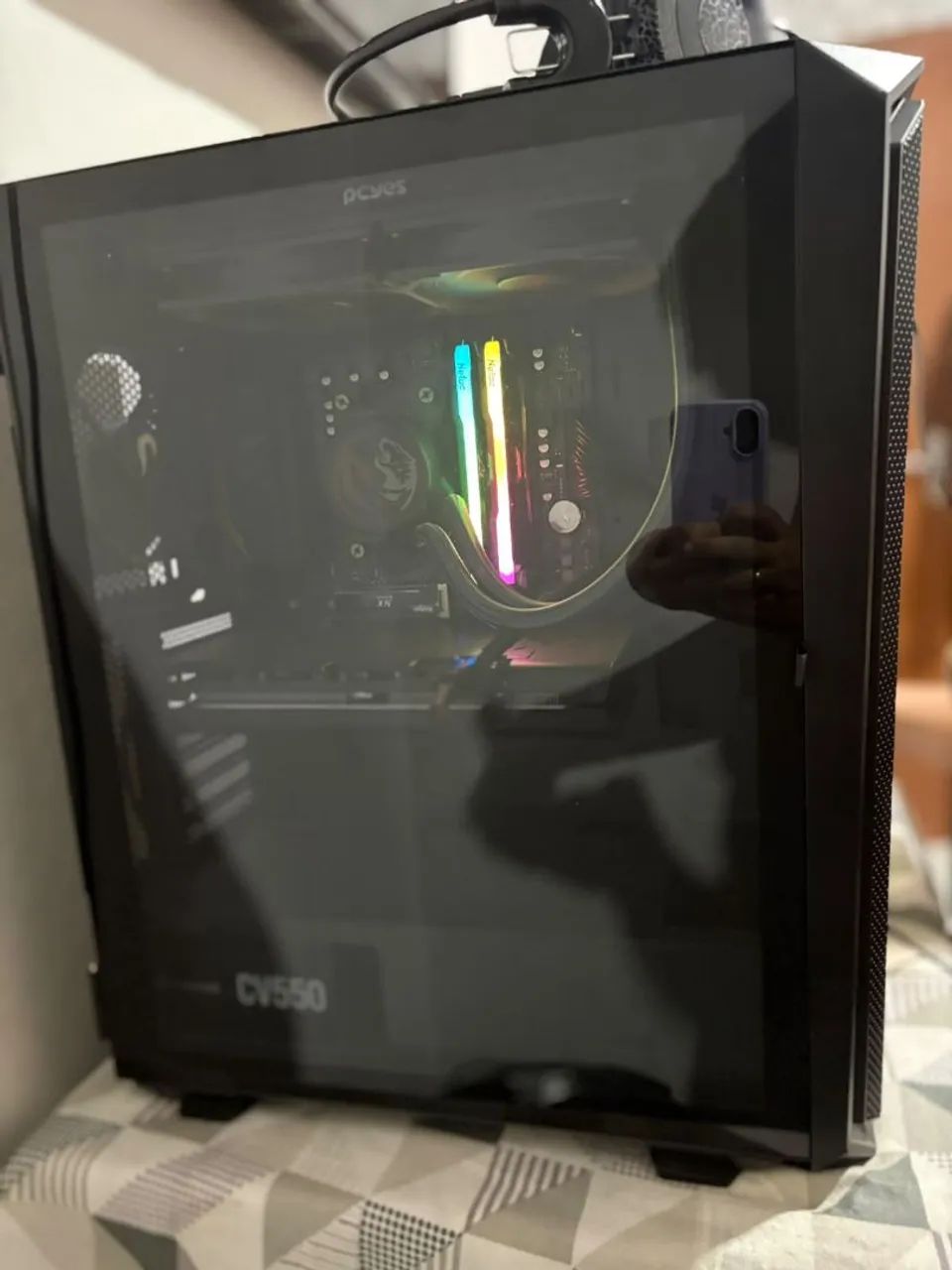 PC GAMER RYZEN 7 5700X IMPECÁVEL  - Foto 5