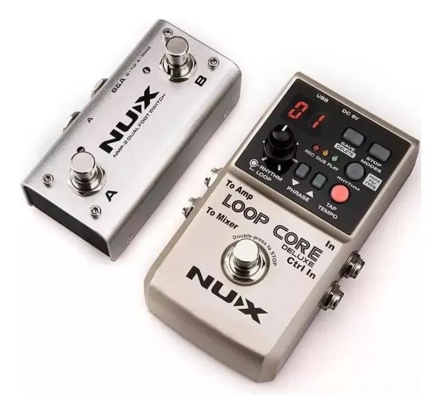Pedal Looper NUX Loop Core Deluxe Bundle com 99 Memórias - Foto 2