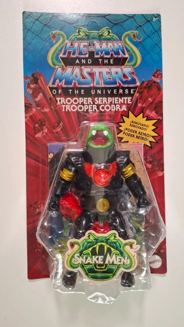 Boneco novo, lacrado. Masters of the universe origins Snake