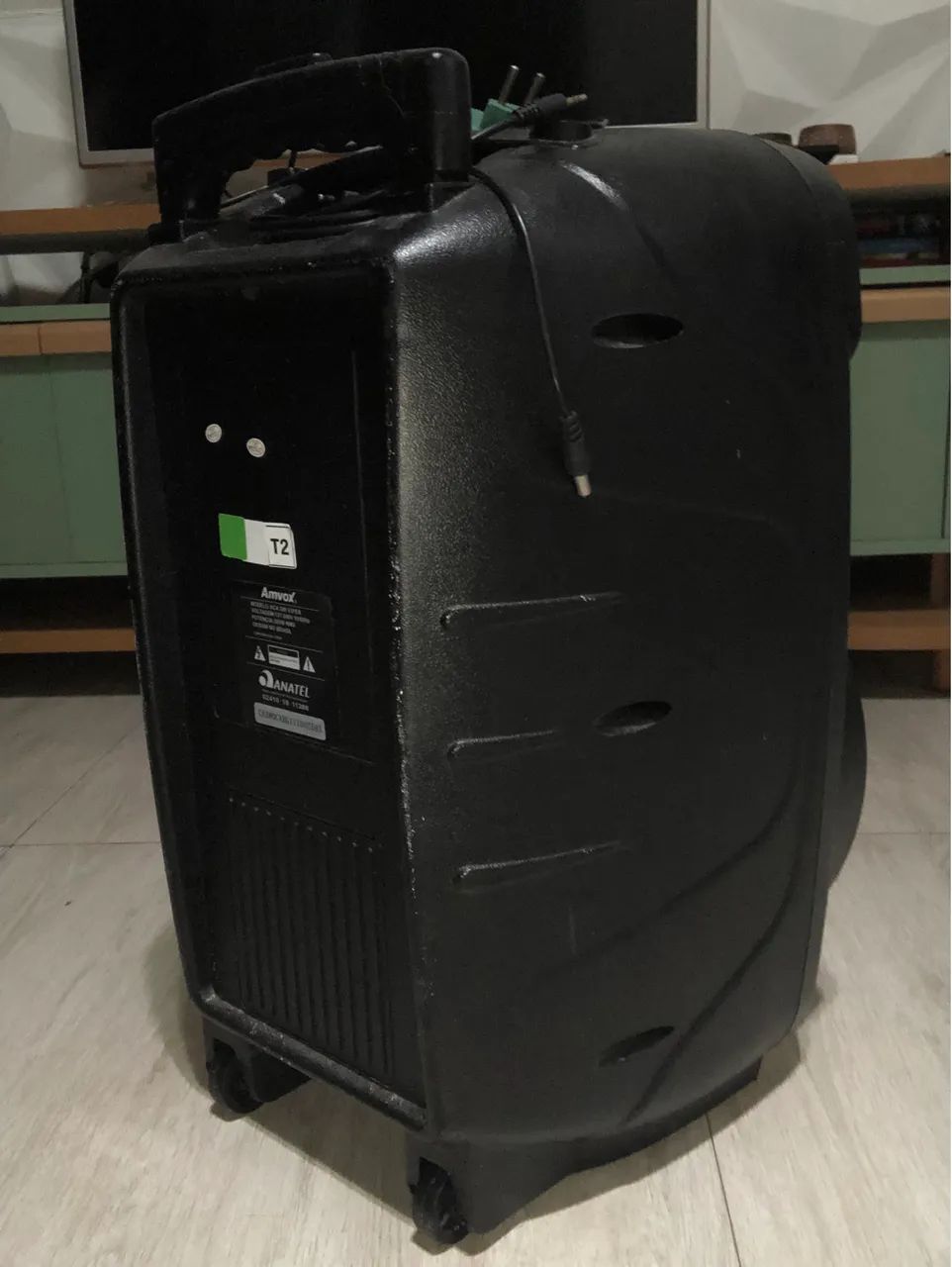 Caixa amplificada Amvox 380 Wrms - Foto 3
