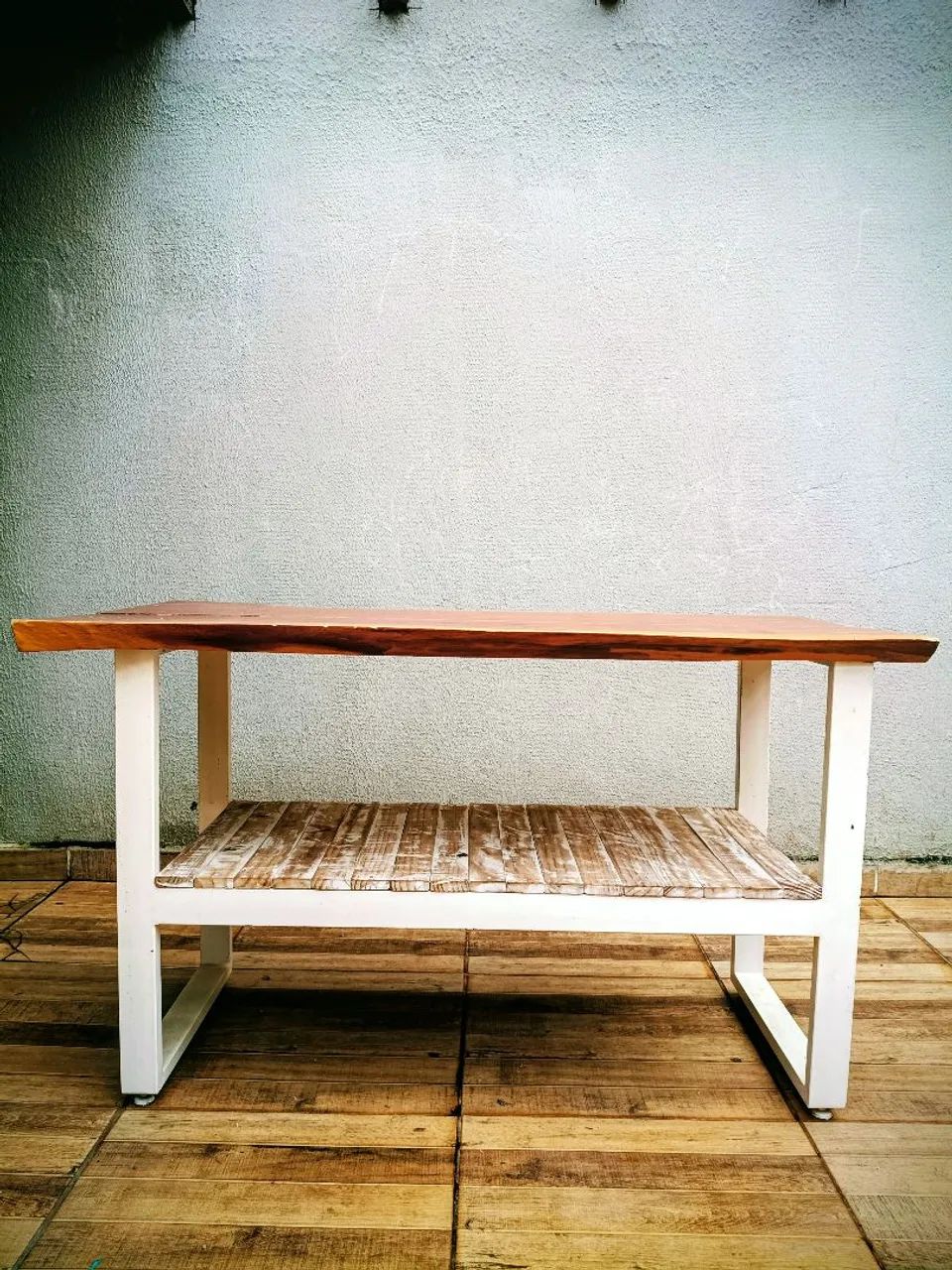 Mesa Rústica de Cedro, Comp.(1,54) Larg.(0,81) Alt.(0,91) - Foto 4
