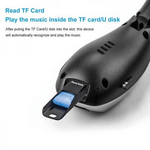 Transmissor Fm X6 com entrada usb e cartão de memória - Foto 4