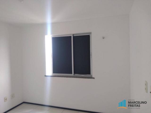 Apartamento com 2 dormitórios para alugar, 52 m² por r$ 1.109/mês - álvaro weyne - fortale - Foto 17