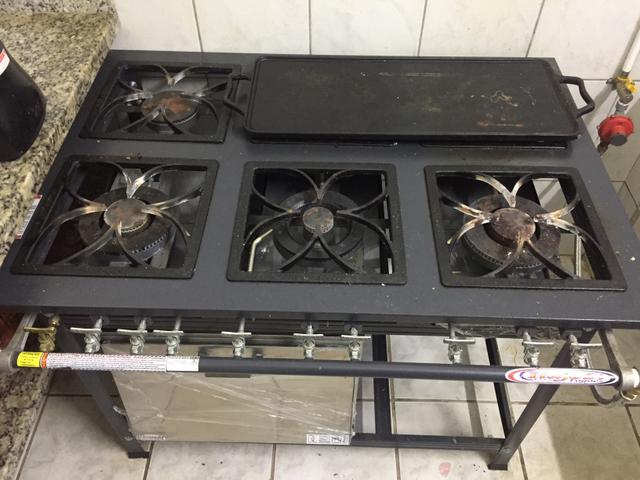 Fogão industrial itajobi 6 bocas com forno e chapa - Foto 6