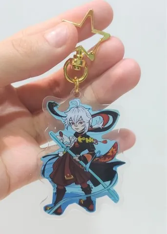 Chaveiro de acrílico 5 cm game Genshin Impact Kazuha
