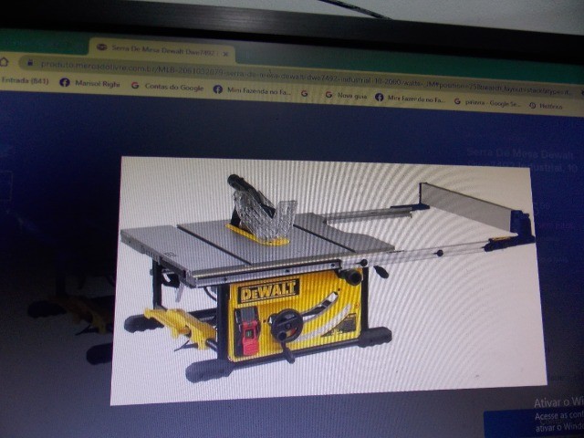 Serra  Circular de Mesa Dewald *W Nova sem uso