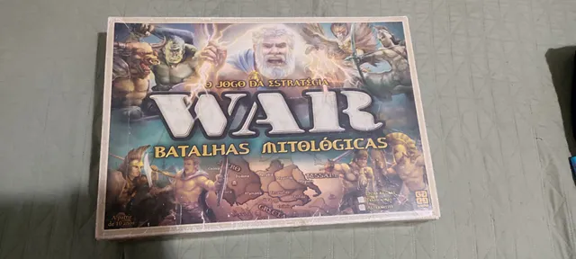 Jogo De Mesa Tabuleiro War Edição Batalhas Mitológicas Raro - Escorrega o  Preço
