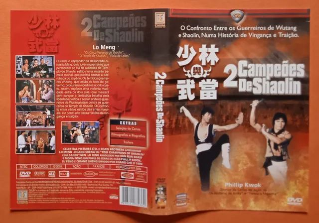 Dvd 2 Campeões de Shaolin (China Vídeo) - Foto 3