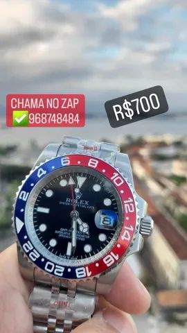 Relógio ROLEX GMT MASTER II PEPSI AUTOMÁTICO ENTREGAMOS  - Foto 3