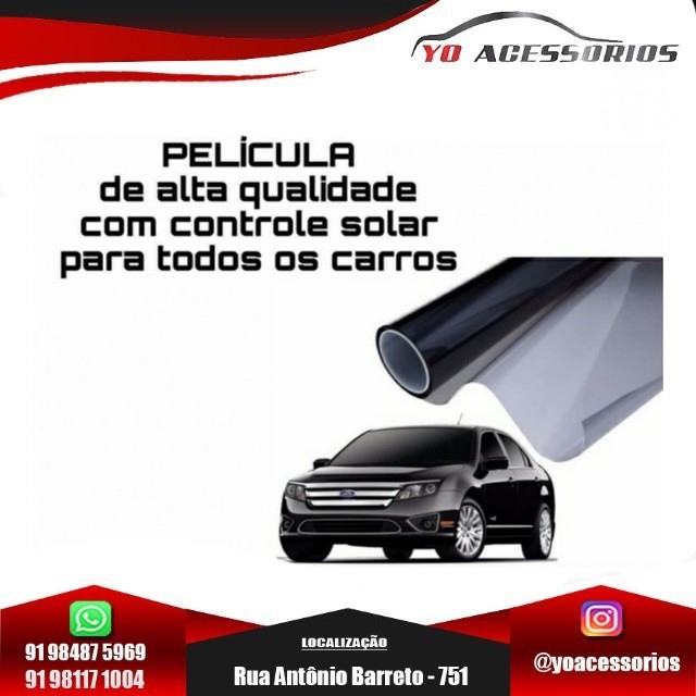 Película de Alta qualidade Com Controle Solar para todos os carros