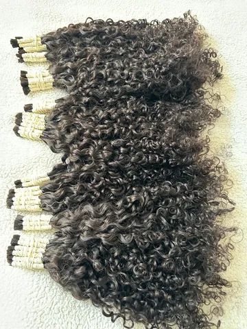 Cabelo humano cacheado com tamanhos variados de 75cm  - Foto 2
