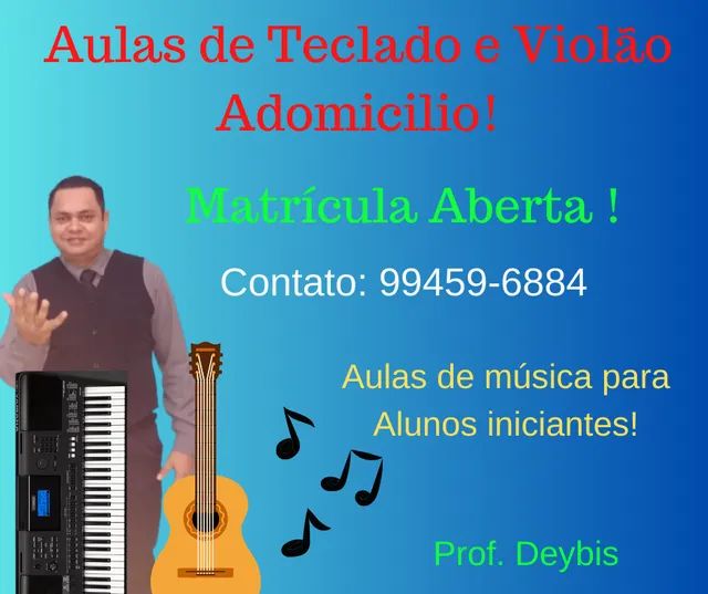 Aula de Piano Para Iniciantes: Aula aberta com instruções de piano para  iniciantes. 