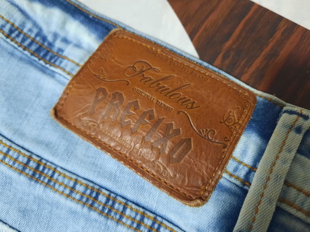 Calsa Jeans Blue Preffixo (PRFX Denim) Modelo delave Rasgada. Sem uso.  - Foto 3