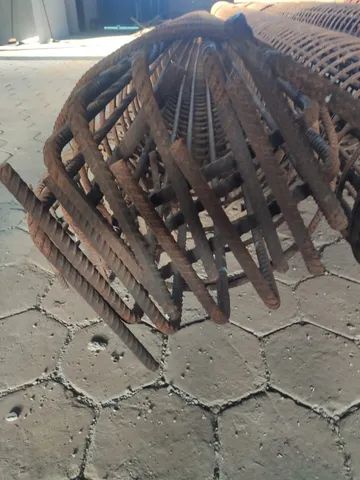Tubulões para Pontes, contém Vergalhões de 20 mm e 25 mm praticamente novos de 15 metros. - Foto 2