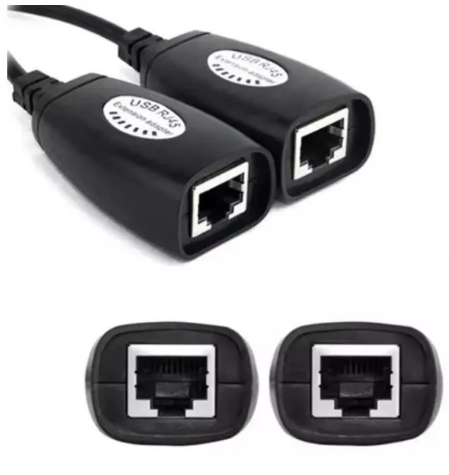 Cabo Extensor USB via Cabo RJ45 Cat5/Cat6 - Até 45 Metros - Foto 5