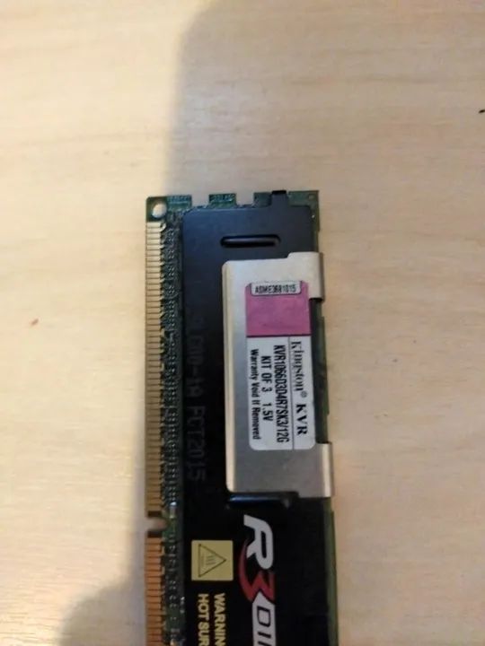 Memória para Servidor Kingston R3 DIMM 3x4gb 12GB DDR3 - Foto 3