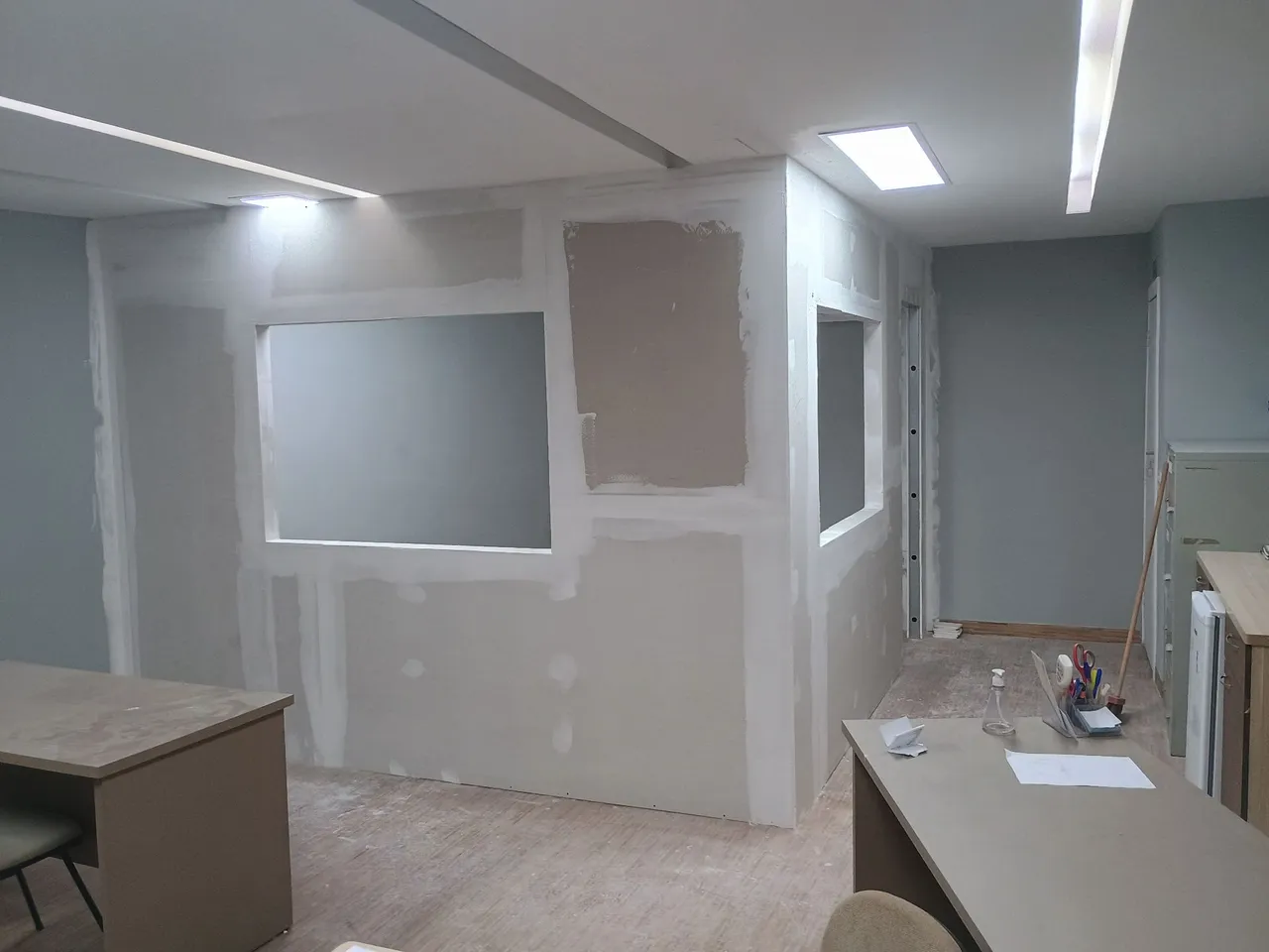 Drywall y gesso comun