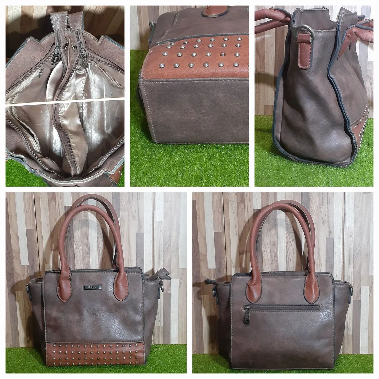 Bolsas Semi-Novas de Couro Legítimo  - Foto 2