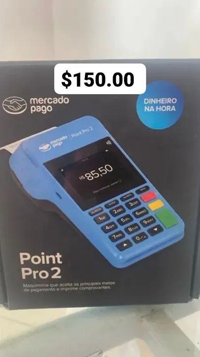 Maquininha de Cartão Mercado Pago Point Pro 2 - Nova!
