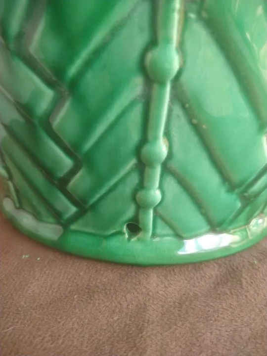 Vaso abjur em cerâmica anos 70 - Foto 2