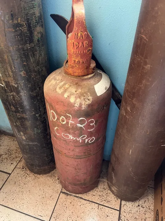 Cilindro de gás para solda