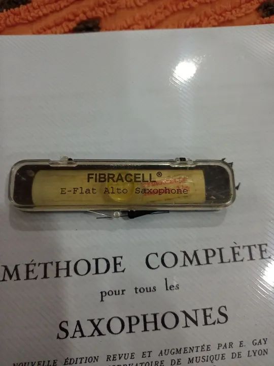 Palheta Fibracell 1,5 sax alto Troco!! - Foto 2