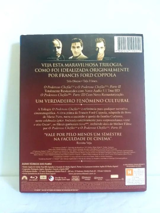 Bluray O Poderoso Chefão Trilogia - Foto 4
