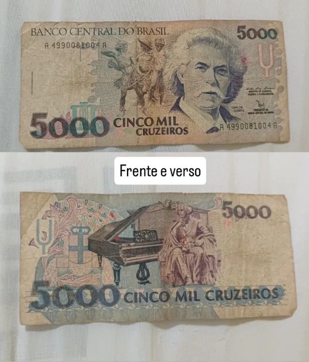 Cédulas antigas/ dinheiro de antigamente. Leia a descrição - Foto 4