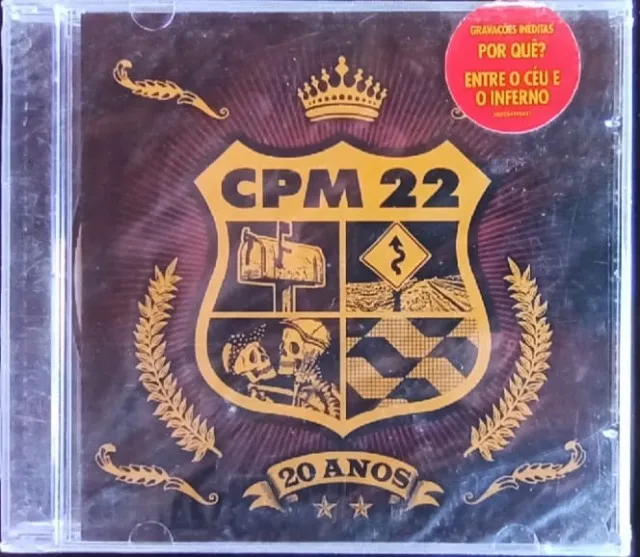 CD Cpm 22 - 20 Anos (Lacrado / 2 músicas inéditas)