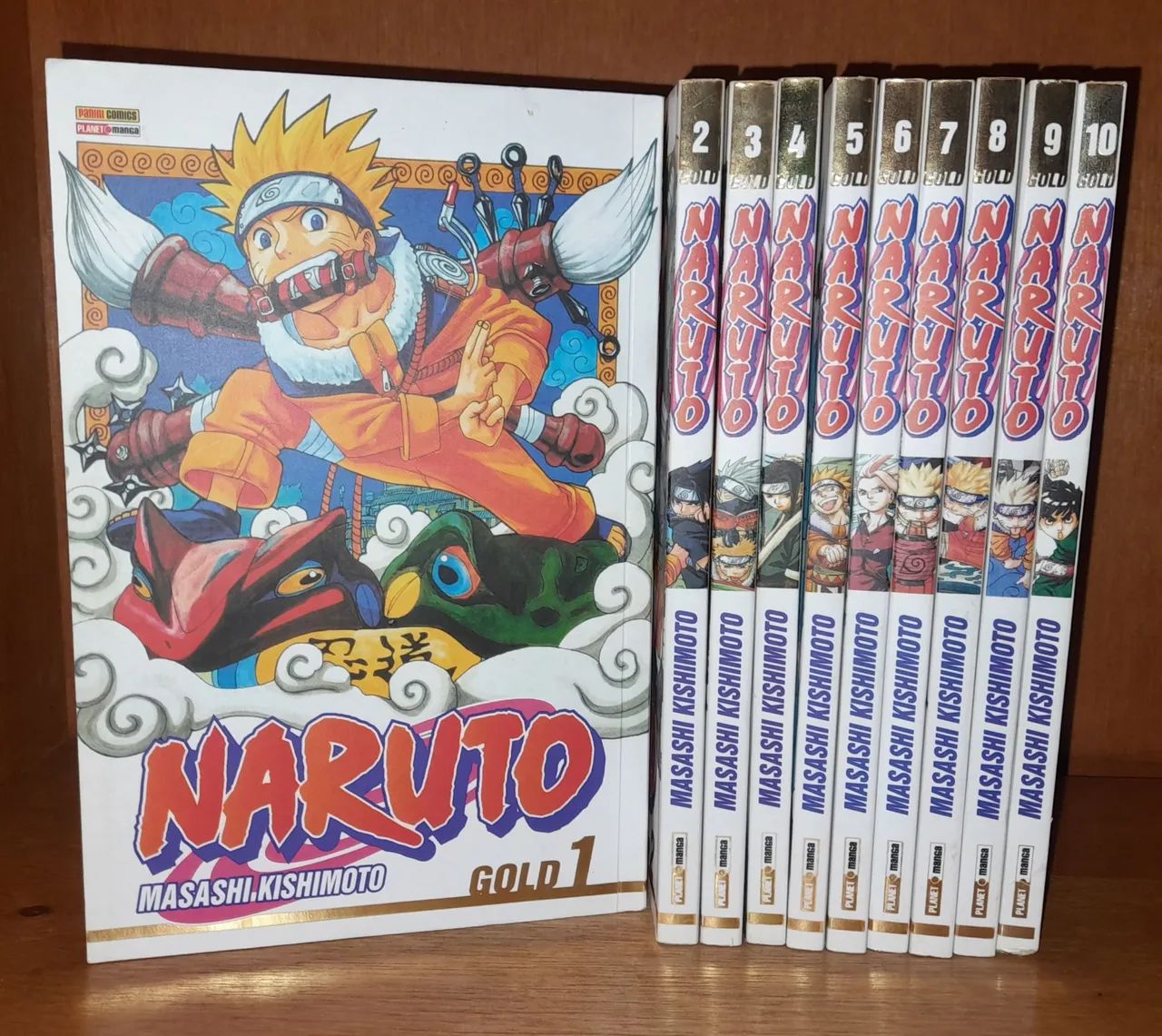 Naruto Gold Panini 1 ao 10 Usado - Foto 2