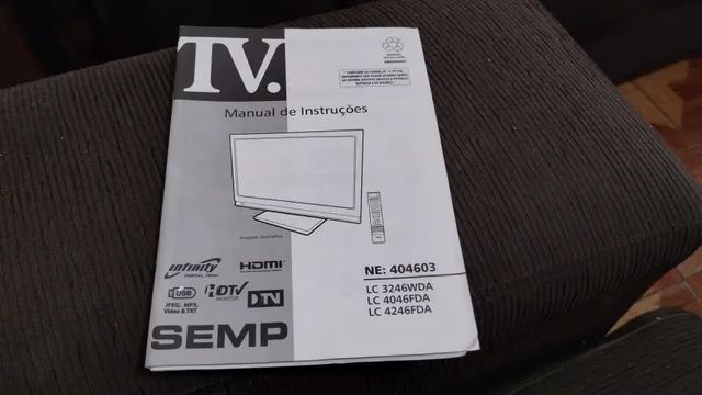 Tv Semp 32 Pol.  LC 3246WDA (leia o anúncio) - Foto 4
