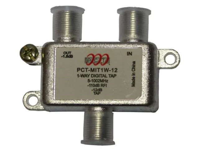 Tap Divisor De Sinal Pct 2 Saídas Pct-It1w-12 (12dB) Arduino Automação COD-CP785  