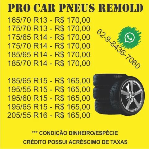 Pneus remold bom bonito e barato - Foto 2